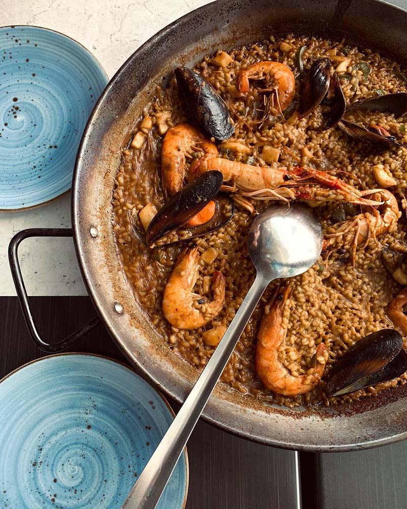 Restaurante de marisco en Barcelona 8 paella de marisco en barcelona